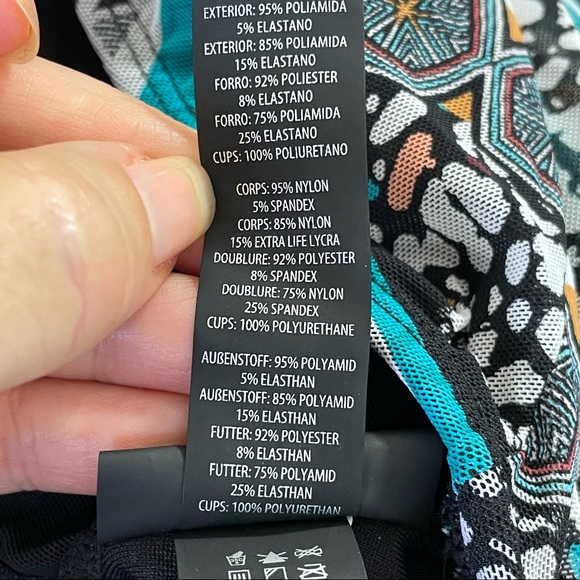 Coco Reef Wild Stripes Current Mesh Layer Tankini - Picture 11 of 16